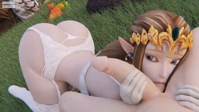 Принцесса Zelda делает минет от Arhoangel (расширенное редактирование)