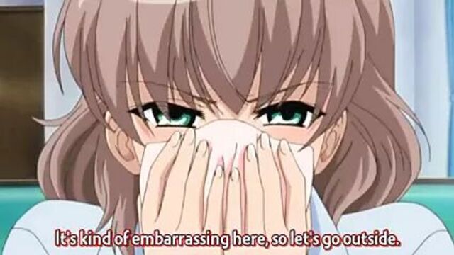 Oppai Life (минет Life) в хентай-аниме №2