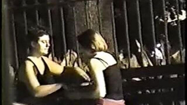 Вуайерист, лесбиянки на публике 22