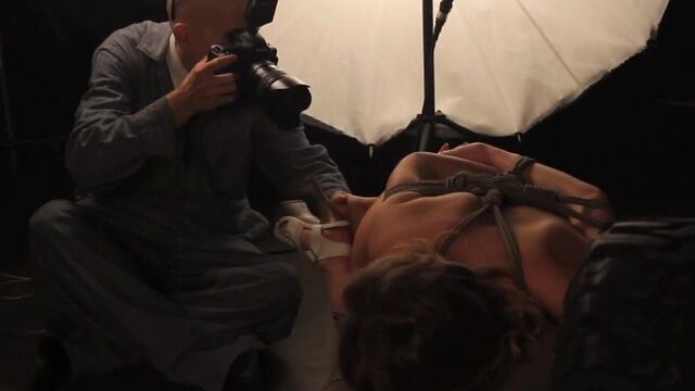 Мой трибьют к сеансу бондажа Alexis Adams за кулисами