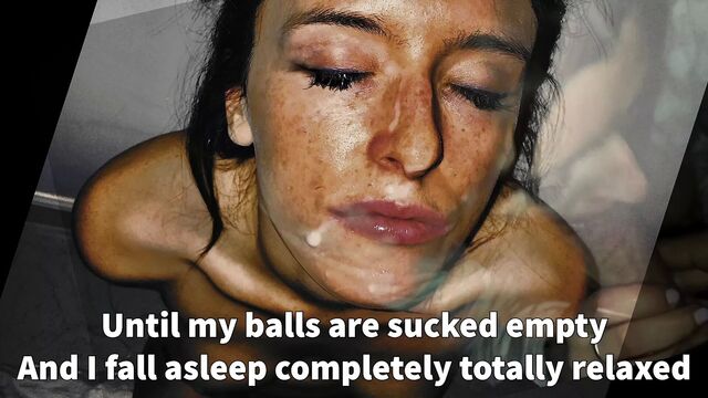 Она сосет мой член часами каждый день