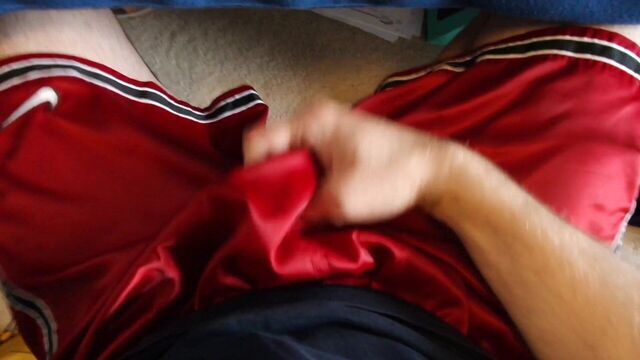 Nike America, атласные нейлоновые шорты, сперма