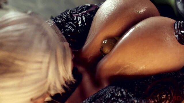 Трах сисек в 3D подземелье