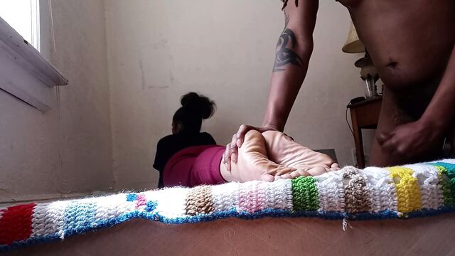 Новая трах-подошва тройничка