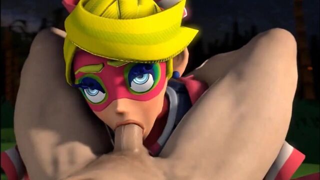 Arms TwinTelle, Min Min и ленточная девушка 3D Futa!