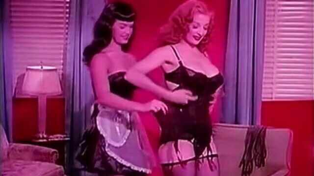 Bettie Page и Storm Storm (винтаж 1950-х)