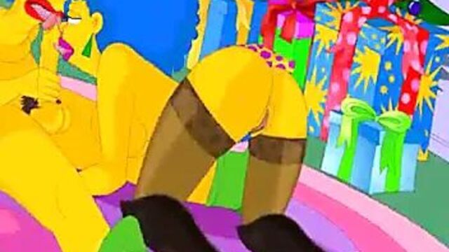 Гомер трахает Пирожок и Selma