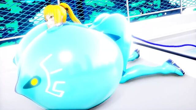 Увеличение груди и задницы Samus