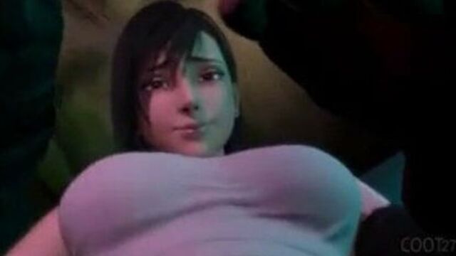 Tifa Lockhart делает минет футе в видео от первого лица