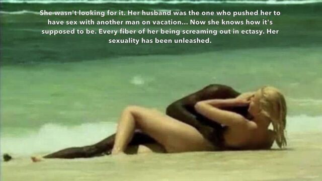 Хотвайф влюбляется в ее ебаря-куколда с большим черным членом. подписи