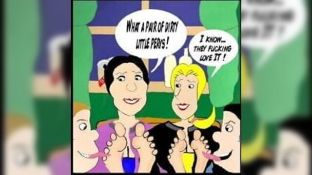 Фут-фетиш фута, комикс