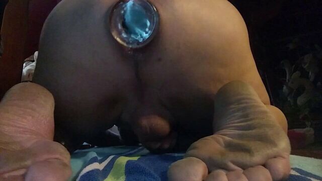 Большая стеклянная батплаг