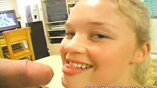 Christine Young - минет с большим хуем