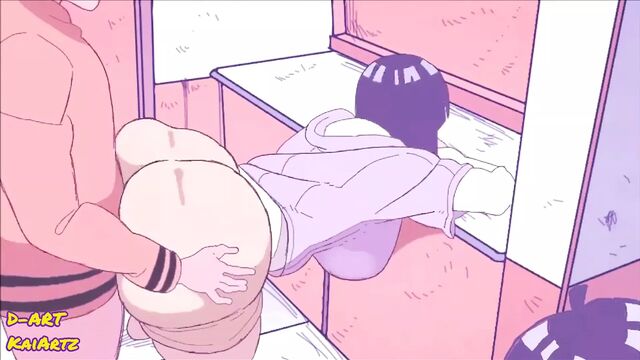 Hinata наклоняется для Naruto