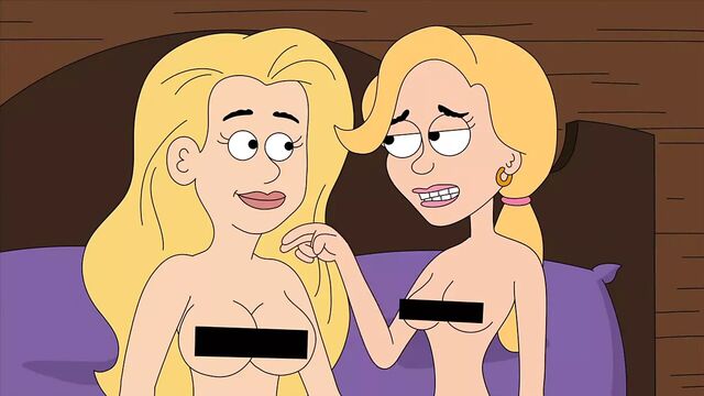 Brickleberry - Ethel Anderson и Amber целуются