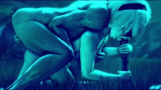 2B скачет под водой