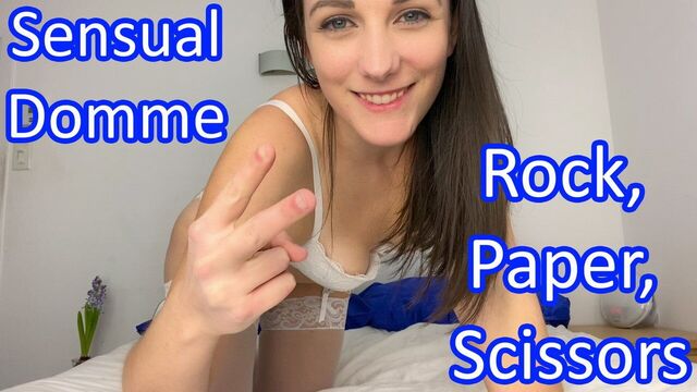 Выиграй игру, чтобы кончить с чувственной Domme Clara Dei - игры по дрочке