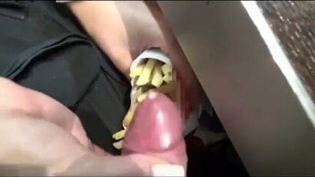 Сперма на картофель фри