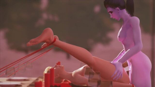 Mercy глубоко принимает яйца-футовицы вдовы