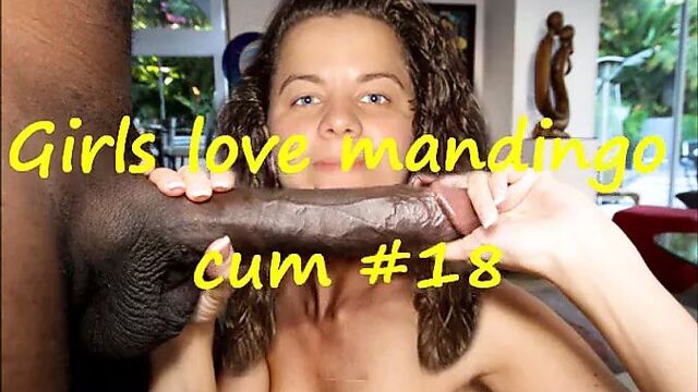 Девушки обожают сперму мандинго №18