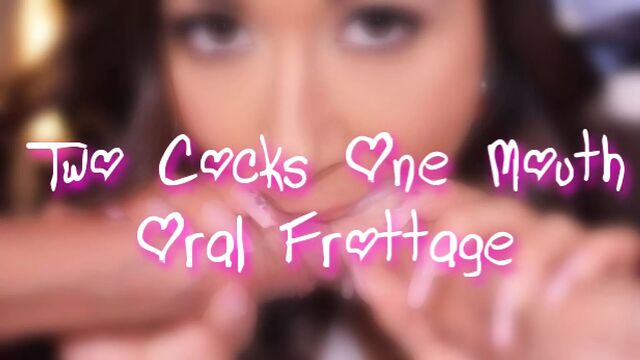 Два члена, один рот - оральный фроттаж (pmv), двойная бочка, подборка