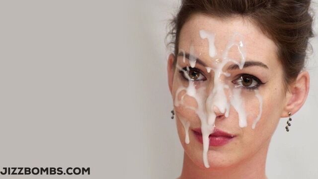 Ann Ann Hathaway, камшот