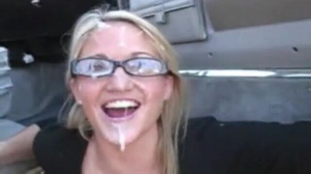 Случайные камшоты на лицо, часть6