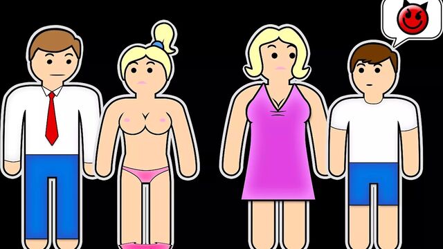 Горячая мама удовлетворяет секс-игру с дерзким сыном