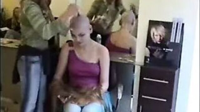 Длинное бритье волос