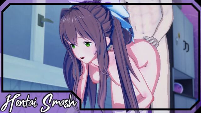 Monika трахнули раком. doki doki литературный клуб