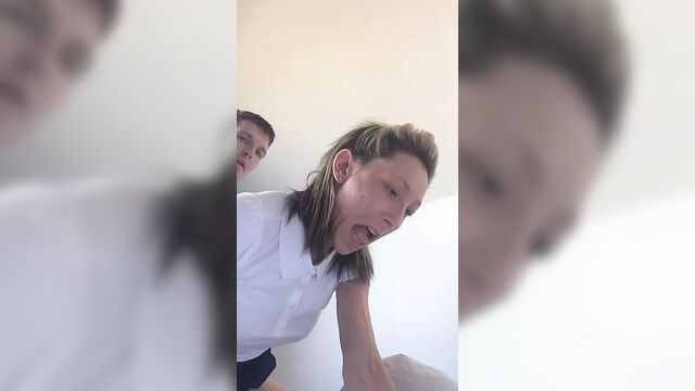 До того, как стать порноактрисой, любительское видео