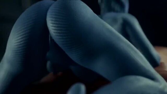 Liara сосет и трахается