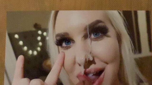 Tara Babcock, 3 раза многократный камшот на ее лицо, трибьют со спермой