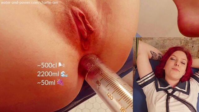 Дешевая винная клизма для задницы, часть 3