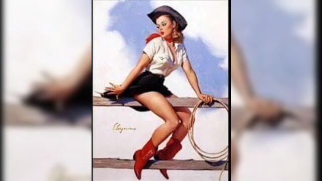 Классическое искусство Pinup - Gil Elvgren