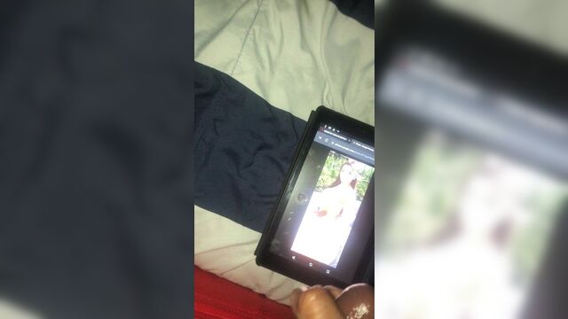 Семерка от трибьют спермы с большим черным членом