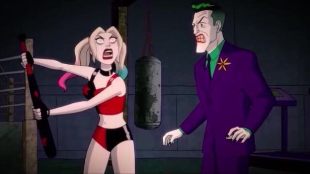 Allbusting Harley Quinn JokerB - свинг битой по яйцам, округ Колумбия