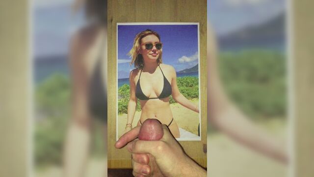 Genevieve Hannelius - трибьют спермы №. 01