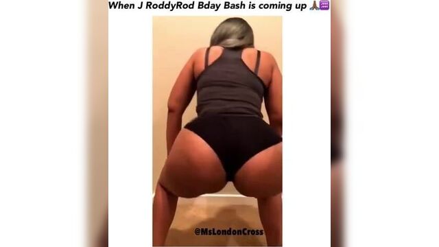 Лондонский кросс с офигенной задницей тверкает