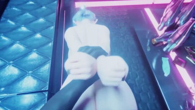 Трахаю девушку в ночном клубе - 3d видео от первого лица