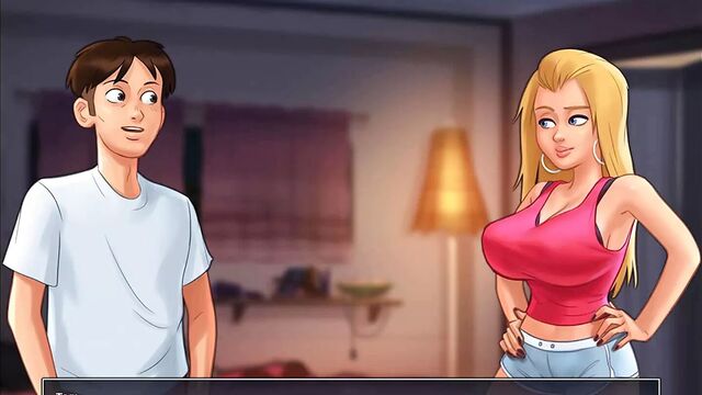 Summertime Saga: горячая французская учительница и девушка из трейлера Park-EP 86