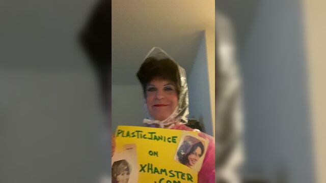 Начес с пластиковым чехлом и прической