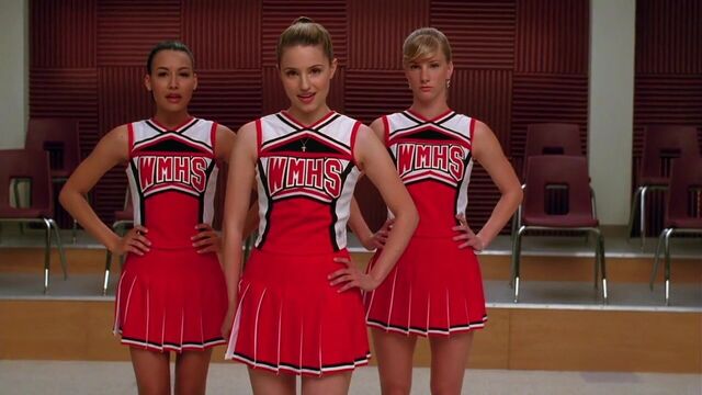 Dianna Agron, Naya Rivera, Heather Morris - ликование