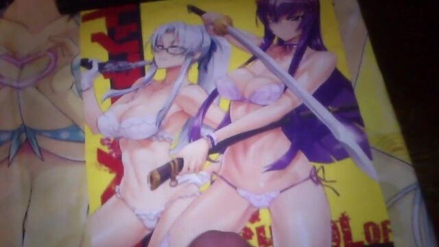 Соп-старшая школа Saeko Busujima и Triage X Mikoto