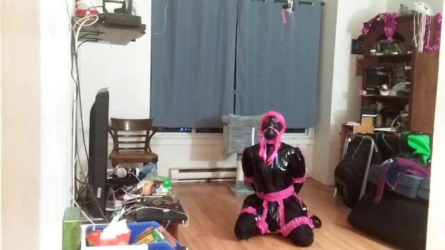 Самостоятельный бондаж сисси-шлюшек идет не так