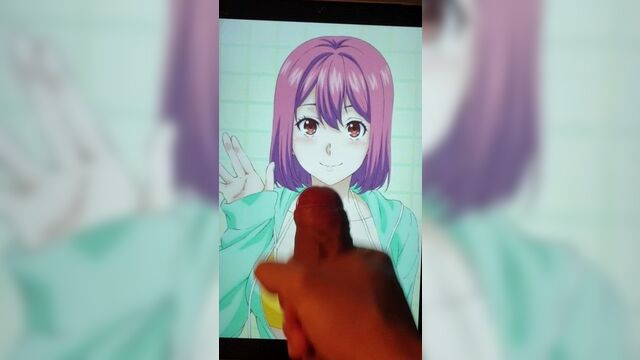 Трибьют спермы для Hisako Arato (Продовольственные войны) (SOP 1 - Грязный разговор)